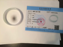 Load image into Gallery viewer, 53.5mm Certified Type A 100% Natural green purple thin jadeite jade bangle AQ50-2834
