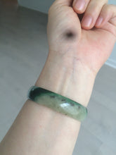 Load image into Gallery viewer, 52.8mm Certificated sunny green/brown jadeite jade bangle AR1-4134
