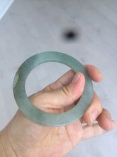 Load image into Gallery viewer, 54mm Type A 100% Natural dark green/gray Jadeite Jade bangle AS52
