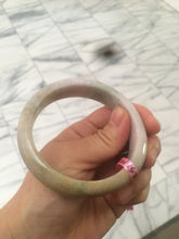 Load image into Gallery viewer, 58.5mm Certified 100% natural Type A green/brown/purple jadeite jade bangle Q51-3369
