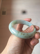 Load image into Gallery viewer, 56mm 100% natural Type A light green jadeite jade bangle Z108
