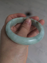 Load image into Gallery viewer, 56mm 100% natural Type A light green jadeite jade bangle Z108
