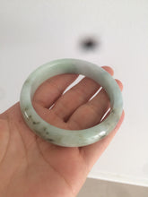 Load image into Gallery viewer, 56mm 100% natural Type A light green jadeite jade bangle Z108
