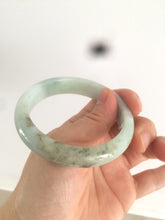 Load image into Gallery viewer, 56mm 100% natural Type A light green jadeite jade bangle Z108
