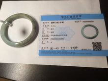 Load image into Gallery viewer, 56.7mm certified 100% natural type A green/yellow jadeite jade bangle AC67-2737
