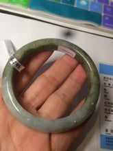 Load image into Gallery viewer, 56.7mm certified 100% natural type A green/yellow jadeite jade bangle AC67-2737
