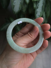 Load image into Gallery viewer, 53mm Certified Type A 100% Natural green thin Jadeite Jade bangle AB49-1453
