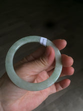 Load image into Gallery viewer, 53mm Certified Type A 100% Natural green thin Jadeite Jade bangle AB49-1453
