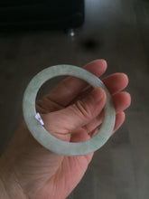 Load image into Gallery viewer, 53mm Certified Type A 100% Natural green thin Jadeite Jade bangle AB49-1453
