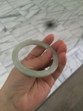 Load image into Gallery viewer, 53mm Certified Type A 100% Natural green thin Jadeite Jade bangle AB49-1453
