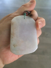 Load image into Gallery viewer, 100% Natural light green/yellow/ Jadeite Jade blessed safe and sound pendant Add on item!
