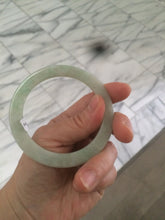 Load image into Gallery viewer, 53mm Certified Type A 100% Natural green thin Jadeite Jade bangle AB49-1453
