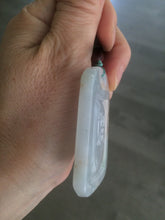 Load image into Gallery viewer, 100% Natural light green/yellow/ Jadeite Jade blessed safe and sound pendant Add on item!
