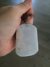 Load image into Gallery viewer, 100% Natural light green/yellow/ Jadeite Jade blessed safe and sound pendant Add on item!
