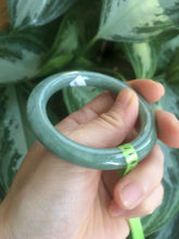 Load image into Gallery viewer, 50.2mm Certified Type A 100% Natural dark green Jadeite Jade bangle U66-4122
