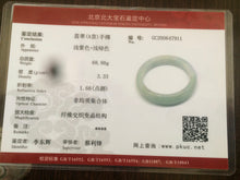 Load image into Gallery viewer, Sale! Certified 57.5mm Type A 100% Natural light green/purple Jadeite Jade bangle N20-7911
