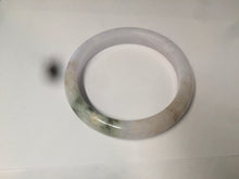 Load image into Gallery viewer, 53.6mm 100% natural Type A light green/red/purple (FU LU SHOU, 福禄寿) jadeite jade bangle W84-4031
