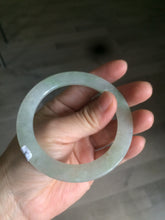 Load image into Gallery viewer, 55.5mm certified Type A 100% Natural icy light green/orange thin Jadeite bangle AC15-0431

