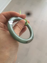 Load image into Gallery viewer, 50.2mm Certified Type A 100% Natural dark green Jadeite Jade bangle U66-4122
