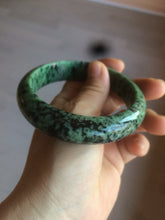 Load image into Gallery viewer, 61mm 100% natural green/red/black Epidote (红绿宝)bangle CB60-1
