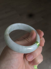 Load image into Gallery viewer, 50.5mm Certified Type A 100% Natural light green Jadeite Jade bangle AB46-0784
