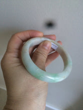 Load image into Gallery viewer, 54.4mm certified type A 100% Natural sunny green/white/brown jadeite jade bangle AT19-3318
