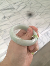 Load image into Gallery viewer, 50.5mm Certified Type A 100% Natural light green Jadeite Jade bangle AB46-0784
