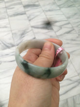 Load image into Gallery viewer, 52.7mm certified Type A 100% Natural green Jadeite Jade bangle W55-3908
