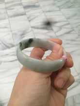 Load image into Gallery viewer, 52.7mm certified Type A 100% Natural green Jadeite Jade bangle W55-3908
