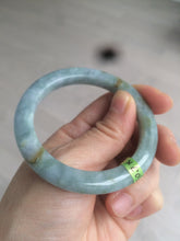 Load image into Gallery viewer, 50.7mm Certified Type A 100% Natural green/blue/yellow snowy Jadeite Jade bangle AJ37-5271
