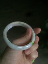 Load image into Gallery viewer, 54mm certificated Type A 100% Natural green/yellow/purple Jadeite Jade bangle AD22-8066
