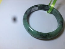 Load image into Gallery viewer, 57.7mm Certified Type A 100% Natural green Jadeite Jade bangle N74-9582
