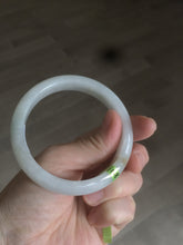 Load image into Gallery viewer, 56mm certified type A 100% Natural light green/white/brown Jadeite Jade bangle R89-0275

