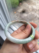 Load image into Gallery viewer, 54.6mm Type A 100% Natural white/green/red Jadeite Jade bangle N76
