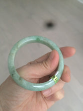 Load image into Gallery viewer, 53.6mm Certified Type A 100% Natural sunny apple green Jadeite Jade bangle AE5-2745
