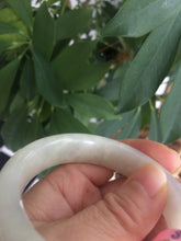 Load image into Gallery viewer, 50.7mm Certified Type A 100% Natural beige/white Hetian (nephrite) Jade bangle Z32-0169
