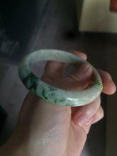Load image into Gallery viewer, 57.5mm Certified Type A 100% Natural sunny green/yellow Jadeite Jade bangle W61-5522
