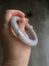 Load image into Gallery viewer, 55.6mm Certified type A 100% Natural light green/purple/white Jadeite bangle AT24-1368
