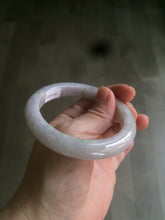 Load image into Gallery viewer, 55.6mm Certified type A 100% Natural light green/purple/white Jadeite bangle AT24-1368
