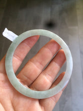 Load image into Gallery viewer, 57.5mm Certified Type A 100% Natural icy light green super thin style Jadeite bangle L137-8304
