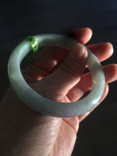 Load image into Gallery viewer, 53mm Certified Type A 100% Natural light green/purple Jadeite jade bangleZ90-2746
