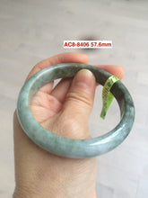 Load image into Gallery viewer, Sale! Type A 100% Natural dark green/white/black Jadeite Jade bangle with defects group 3
