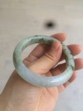 Load image into Gallery viewer, 54.5mm 100% natural certified green/purple jadeite jade bangle AM39-3535
