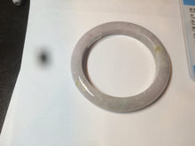 Load image into Gallery viewer, 55.6mm Certified type A 100% Natural light green/purple/white Jadeite bangle AT24-1368
