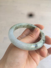 Load image into Gallery viewer, 54.5mm 100% natural certified green/purple jadeite jade bangle AM39-3535
