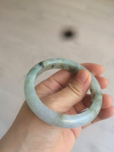 Load image into Gallery viewer, 54.5mm 100% natural certified green/purple jadeite jade bangle AM39-3535
