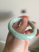 Load image into Gallery viewer, 55.8mm Certified type A 100% Natural green yellow Jadeite bangle Y121-2487
