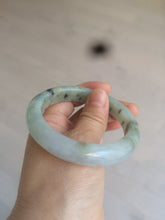 Load image into Gallery viewer, 54.5mm 100% natural certified green/purple jadeite jade bangle AM39-3535
