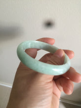 Load image into Gallery viewer, 52.4mm Certified 100% natural Type A light green oval jadeite jade bangle Y120-2491
