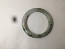 Load image into Gallery viewer, 54.5mm 100% natural certified green/purple jadeite jade bangle AM39-3535
